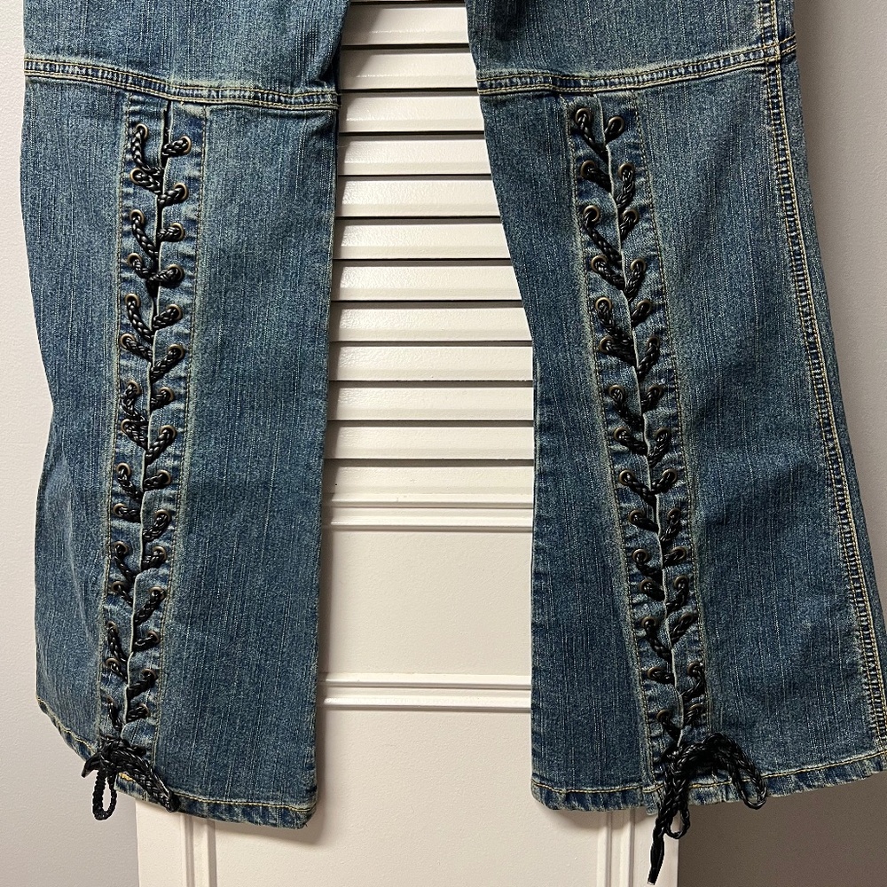 Back Braided Jeans